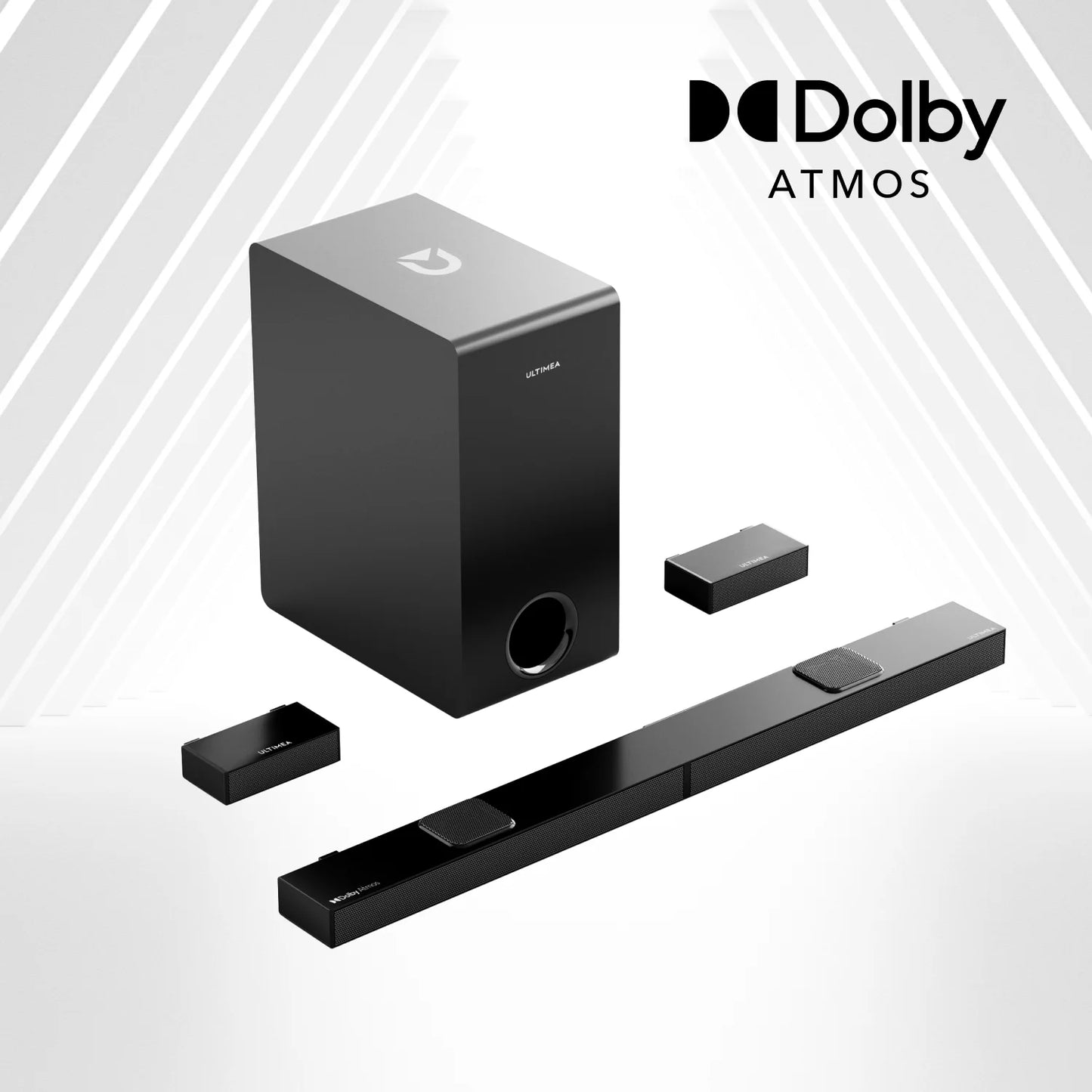 Ultimea Dolby Atmos 5.1.2 Soundbar With 4K HDR Pass Through
