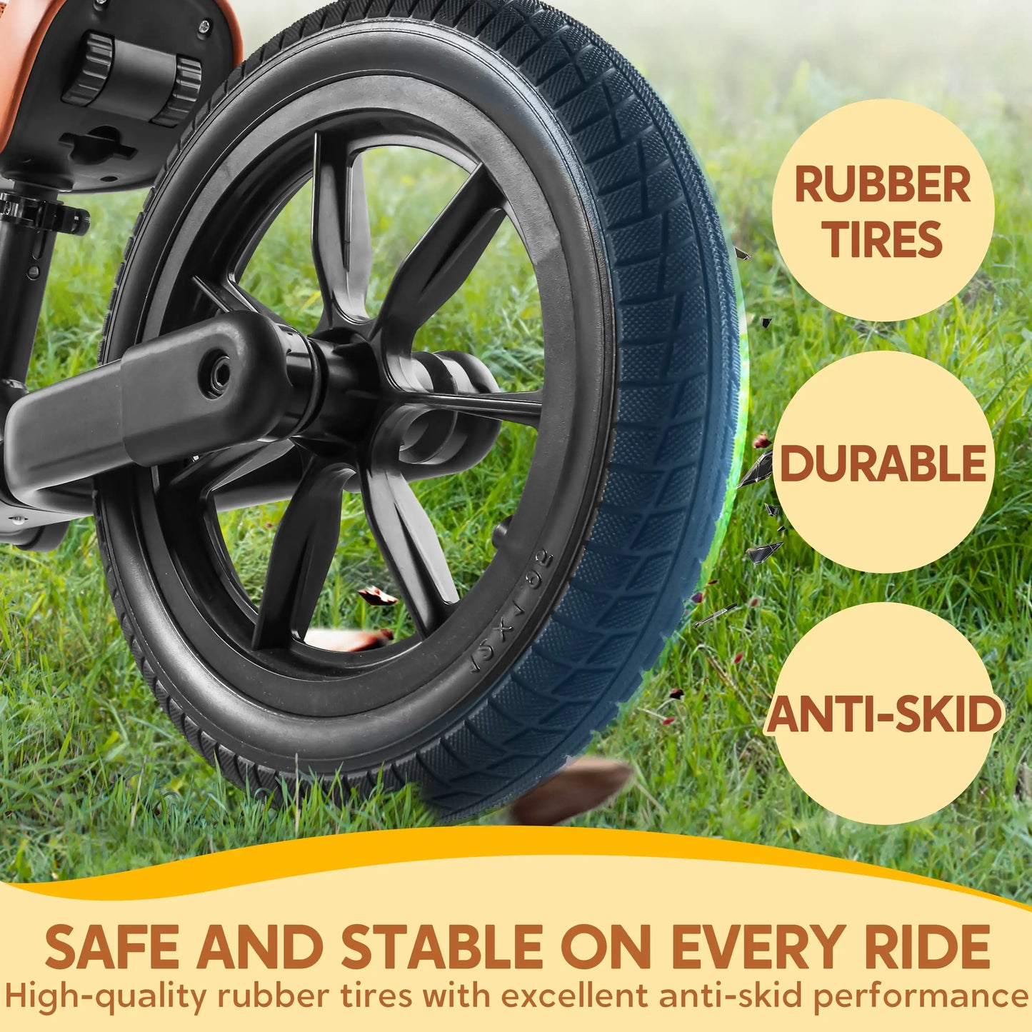 Syncfun Balance Bike Lightweight Toddler Bike for 2 to 5 Years Kids No Pedal Riding Toys with 12" Anti-Skid Wheels Kids Gifts