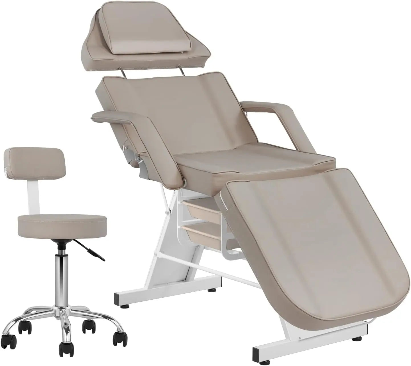 Adjustable Facial Massage Chair For Spa Esthetician And Tattoo Artist