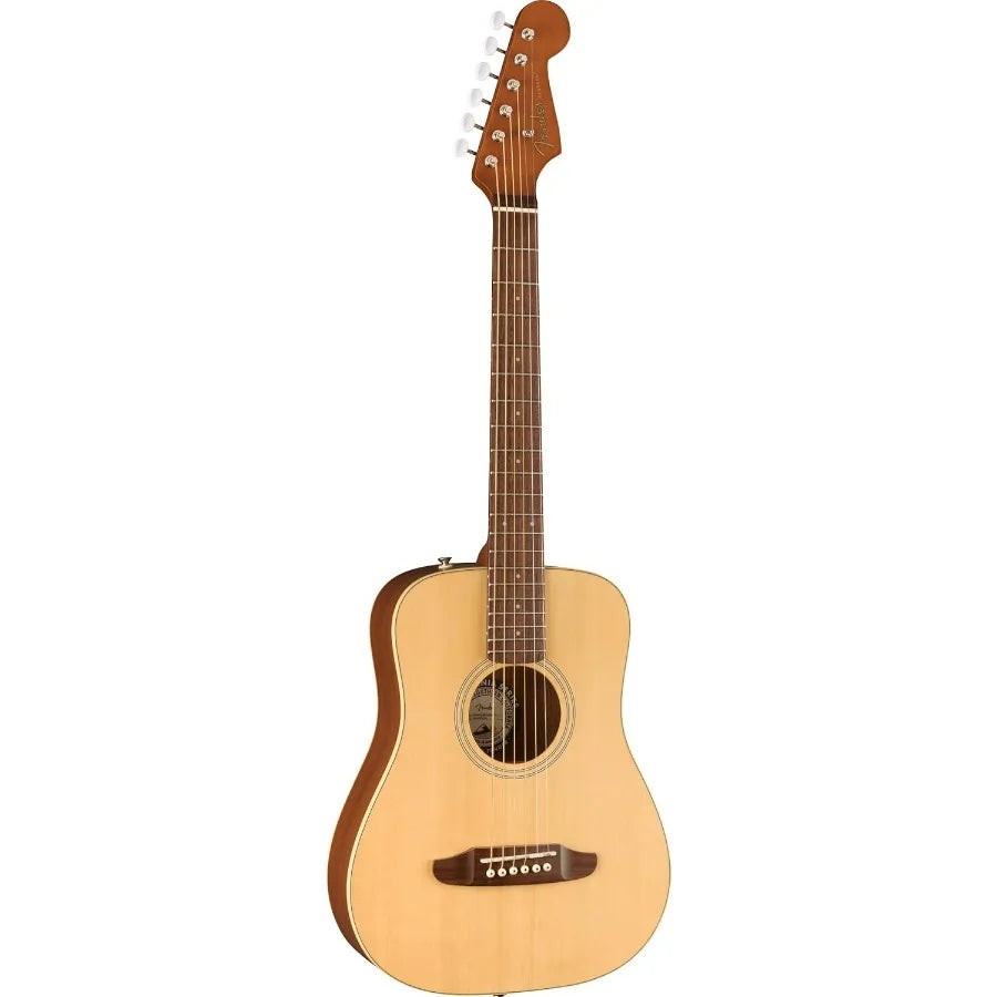 Redondo Mini Acoustic Guitar Bundle with Gig Bag Strap Tuner Strings String Winder Picks and Austin Bazaar Instructional DVD -