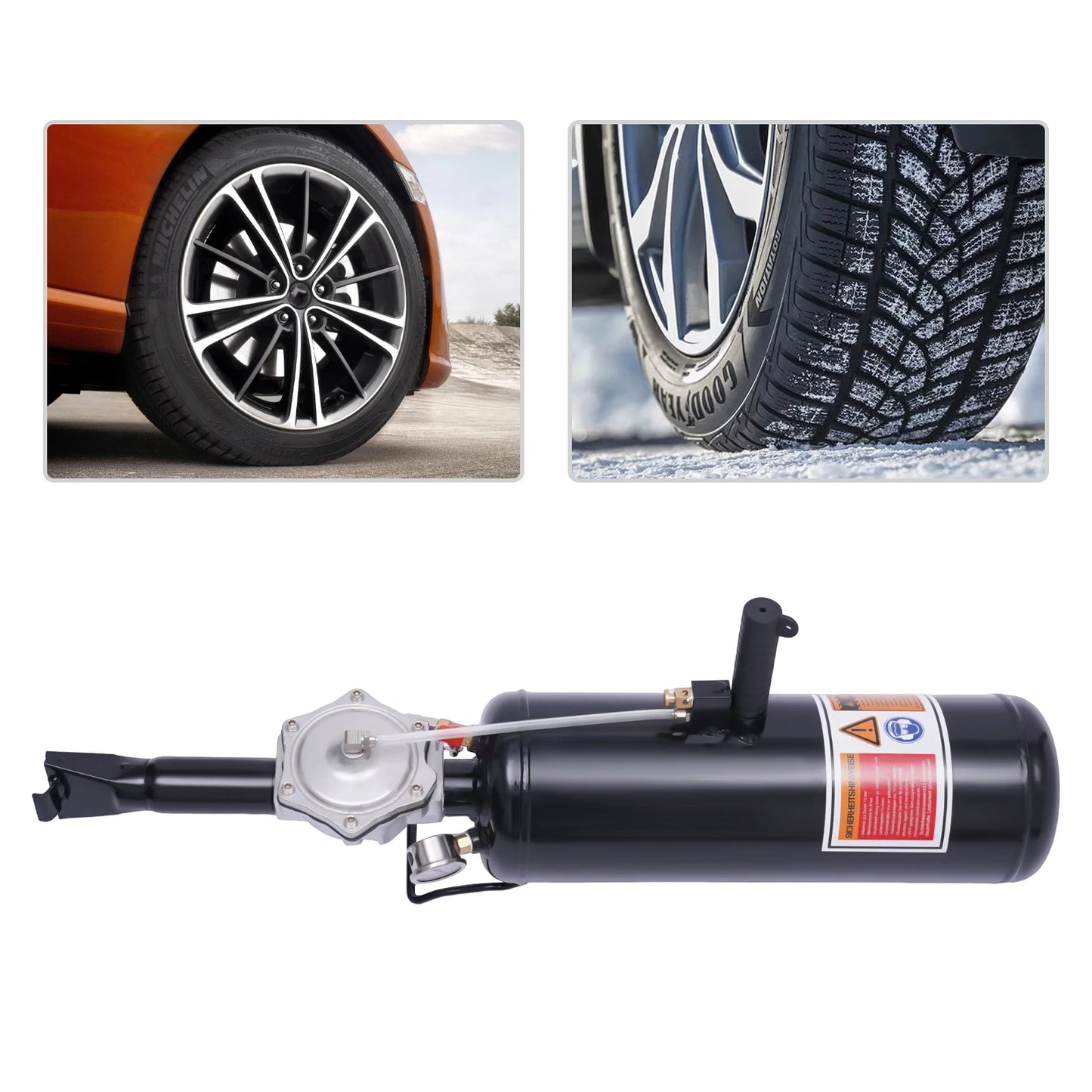 8L Air Tire Bead Seater 2.1Gallon Blaster Tool Trigger Seating Inflator Repair