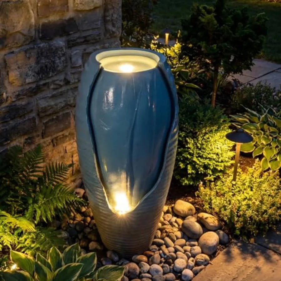 Outdoor Jar Water Fountain