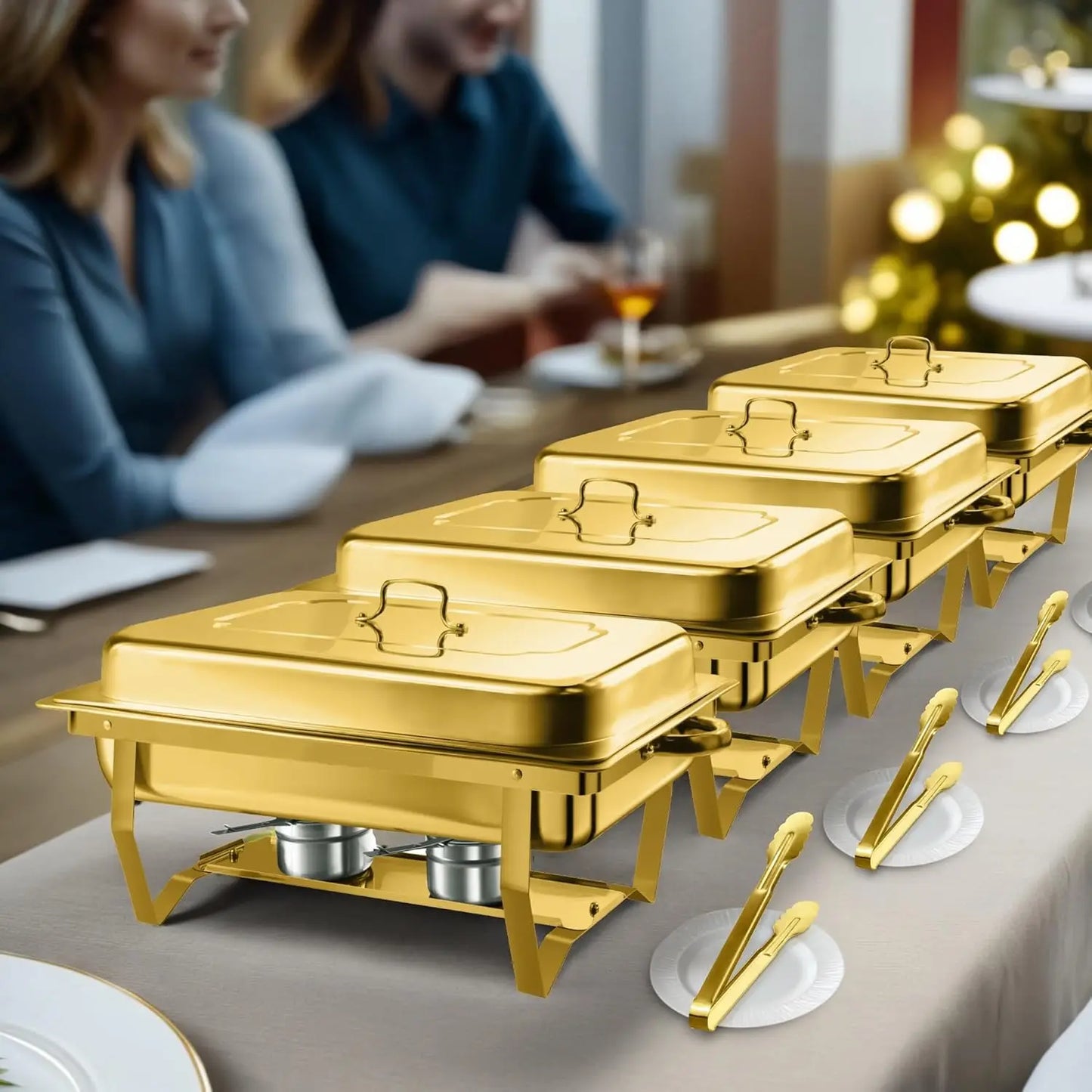 Elegant Buffet Chafing Dish Set For Event Catering