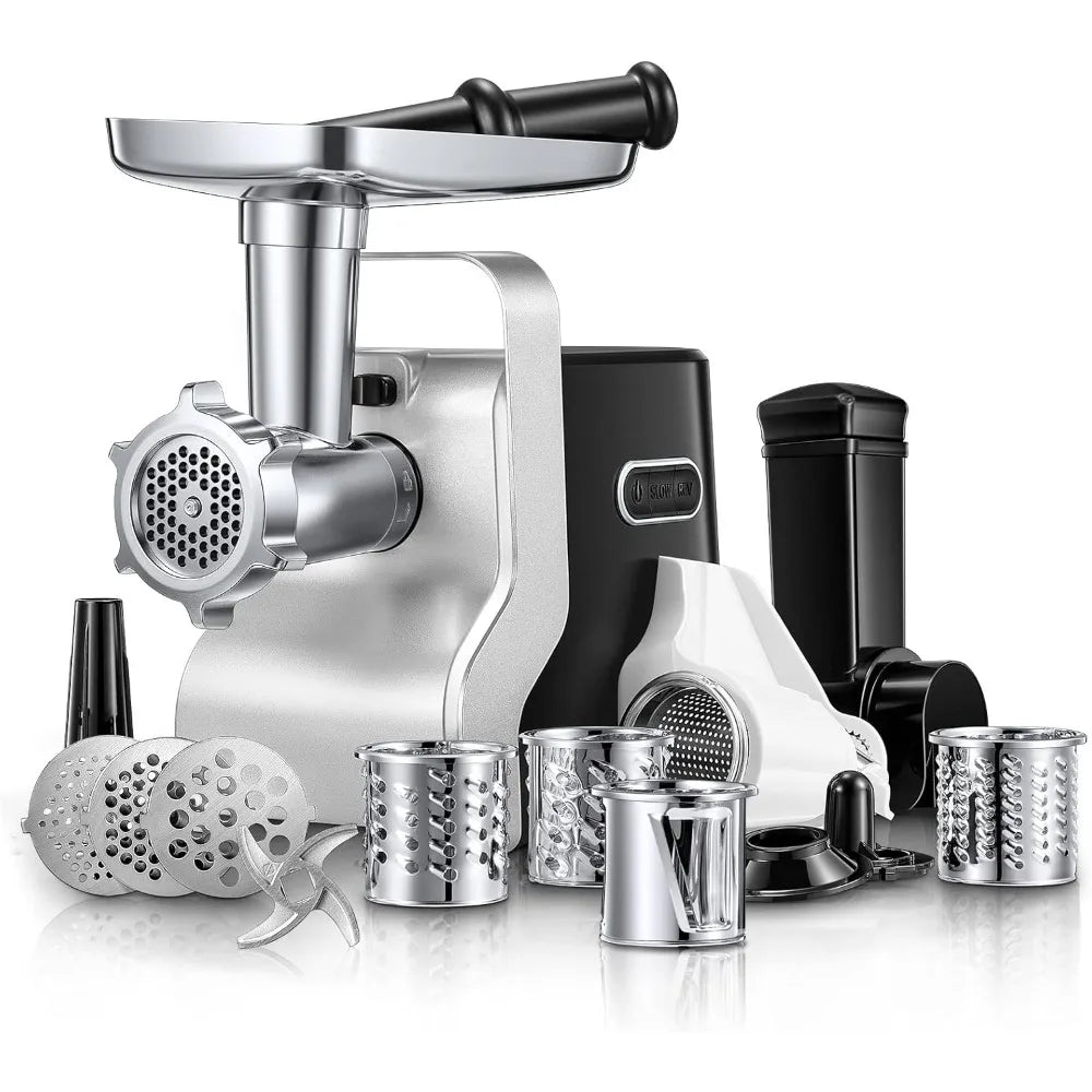 Heavy Duty Electric Meat Grinder 5 in 1 Sausage Stuffer