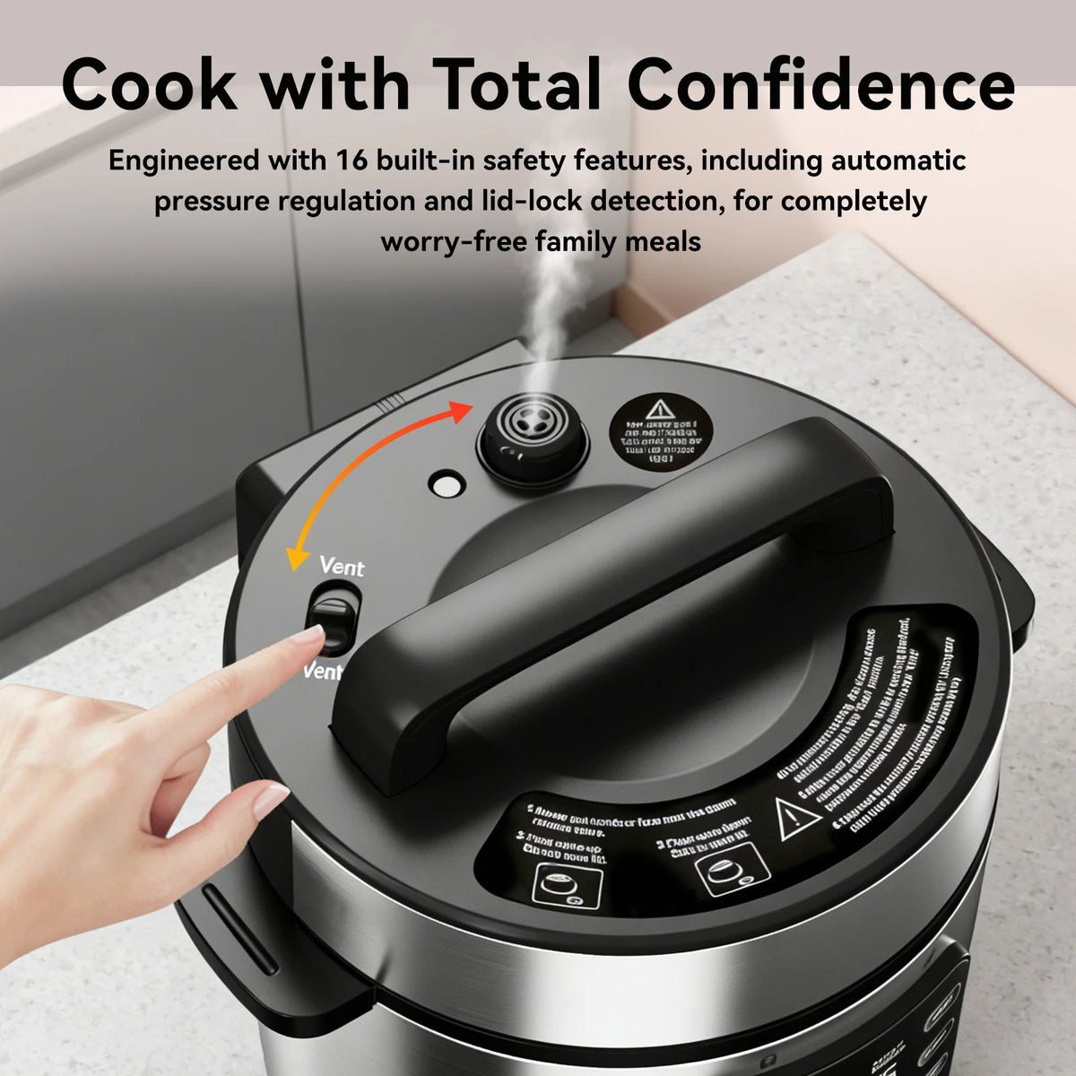 12-in-1 8-Quart Electric Pressure Cooker &amp; Multicooker