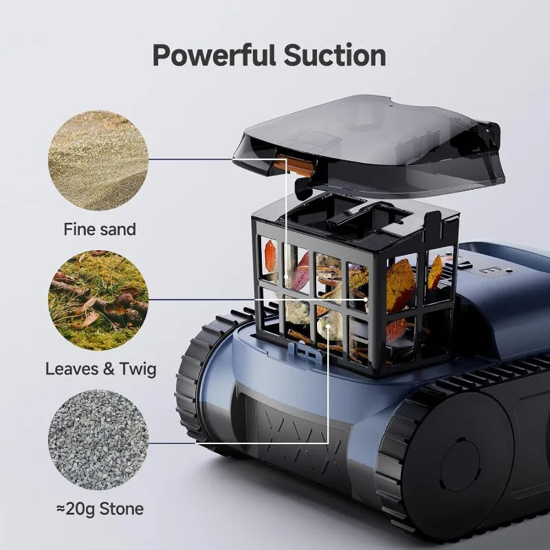 Smart Navigation Robotic Pool Cleaner For Above Ground Pools