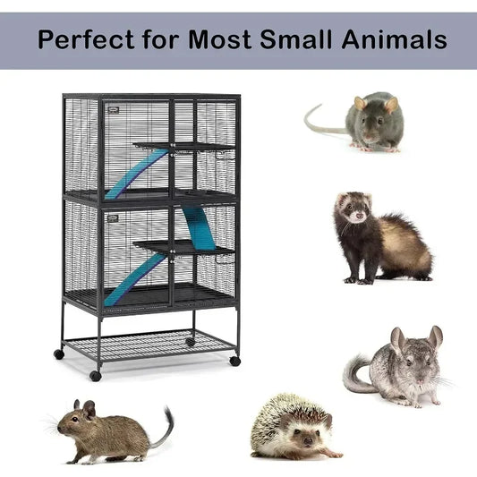 Deluxe Critter Nation Double Unit Small Animal Cage
