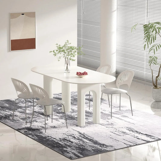 Noahas Modern Abstract Vintage Area Rug for Home Decor