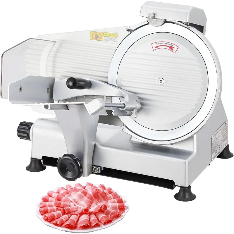 Electric Meat Slicer With Adjustable Thickness Sharp Blade