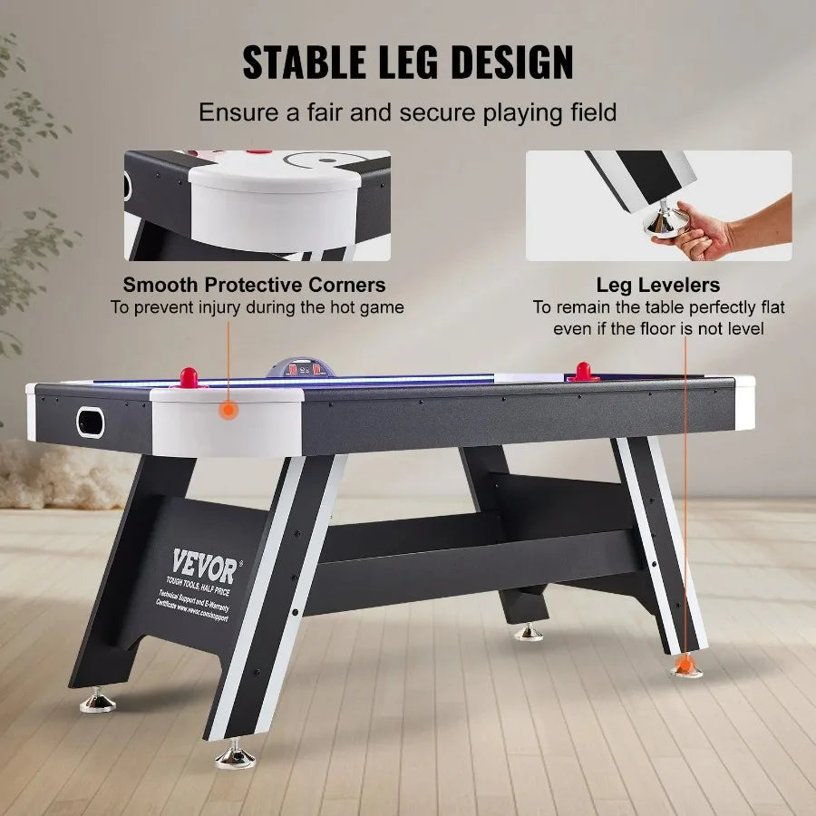 Air-Powered Hockey Table for Indoor Fun and Exciting Gameplay