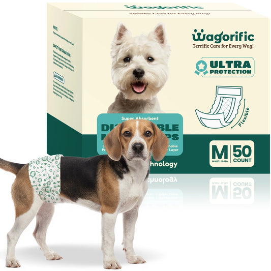 Super Absorbent Disposable Dog Diapers with Wetness Indicator