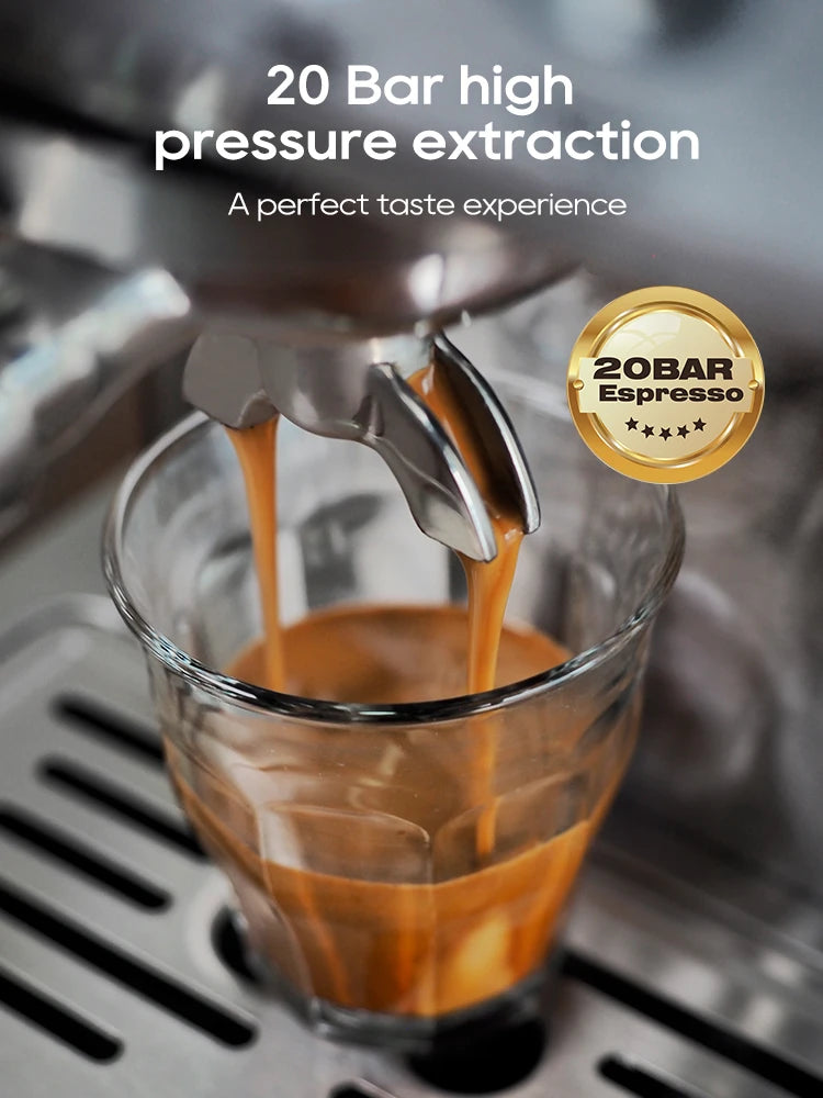 HiBREW H10A 20-Bar Semi-Automatic Espresso Machine