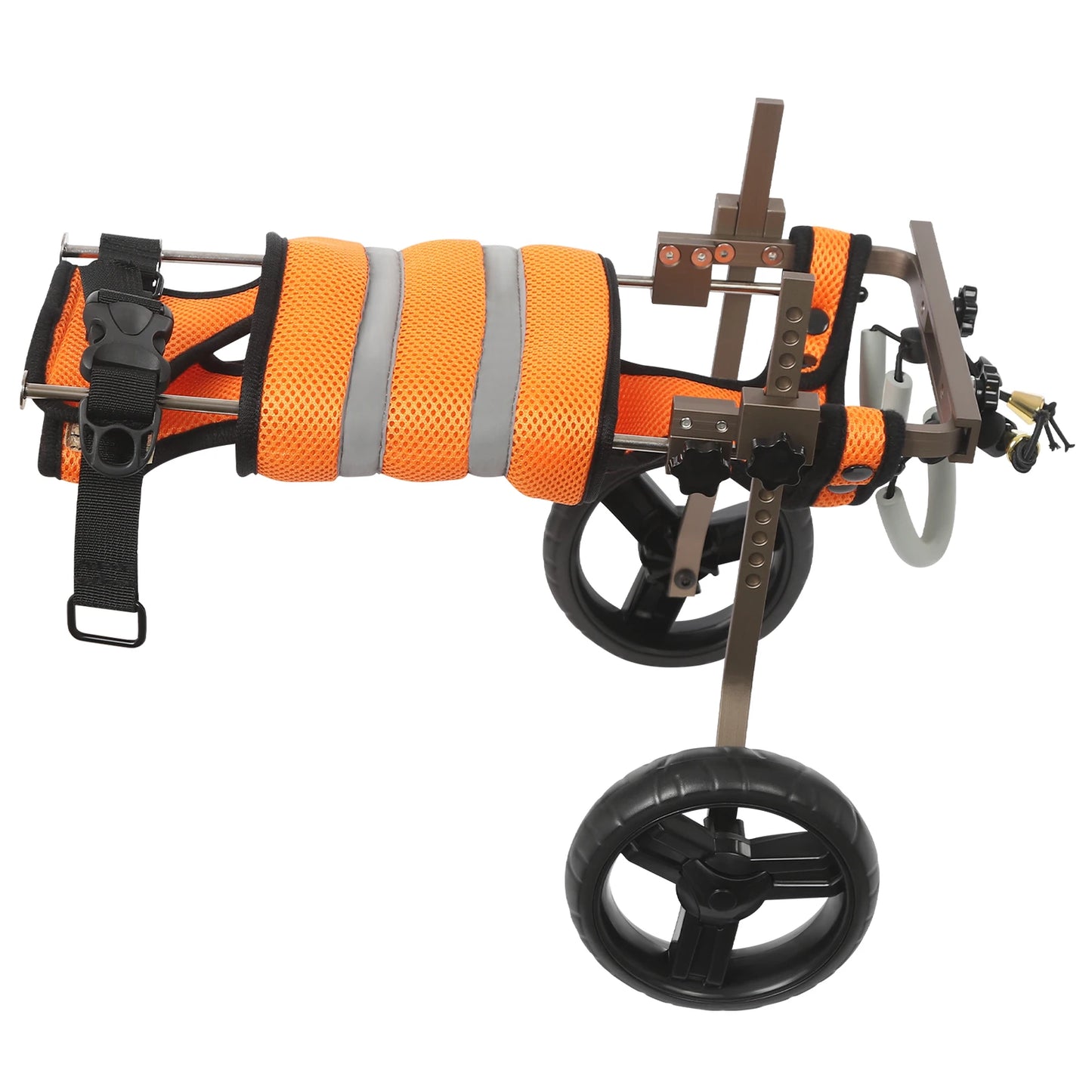 Adjustable Pet Wheelchair For Back Legs Aluminum Frame