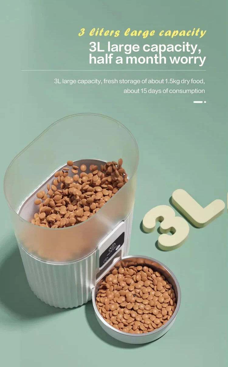 PAPIFEED Smart Automatic Cat And Dog Food Dispenser Machine