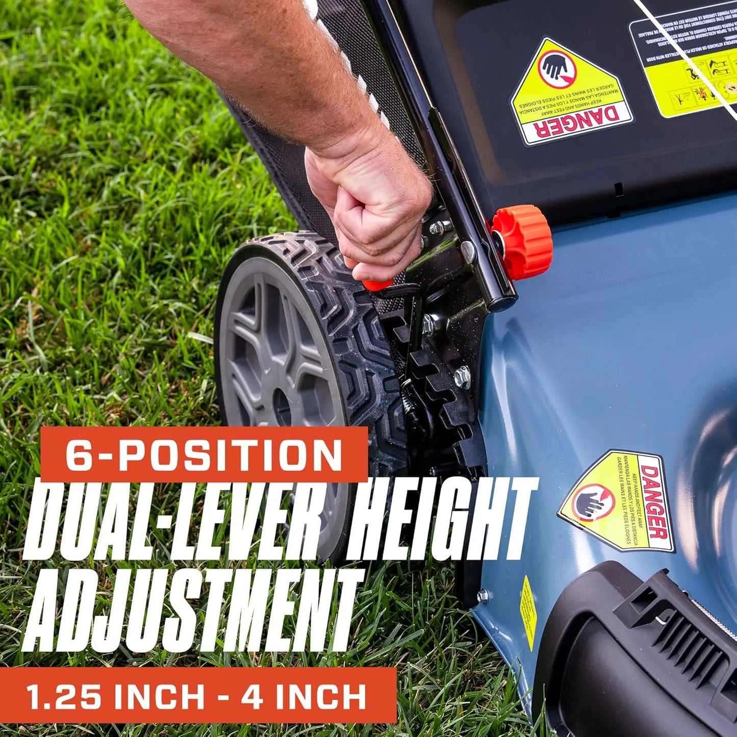 Self Propelled Gas Lawn Mower With Rear Wheel Drive