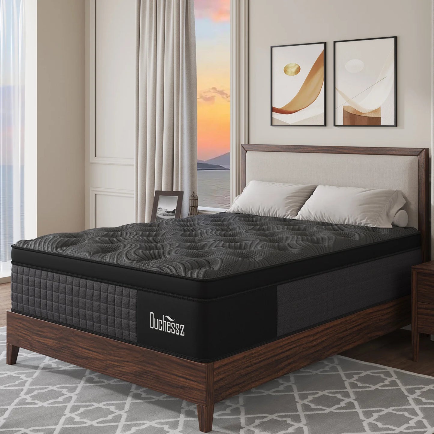 Gel Memory Foam Mattress In A Box With Pocket Springs