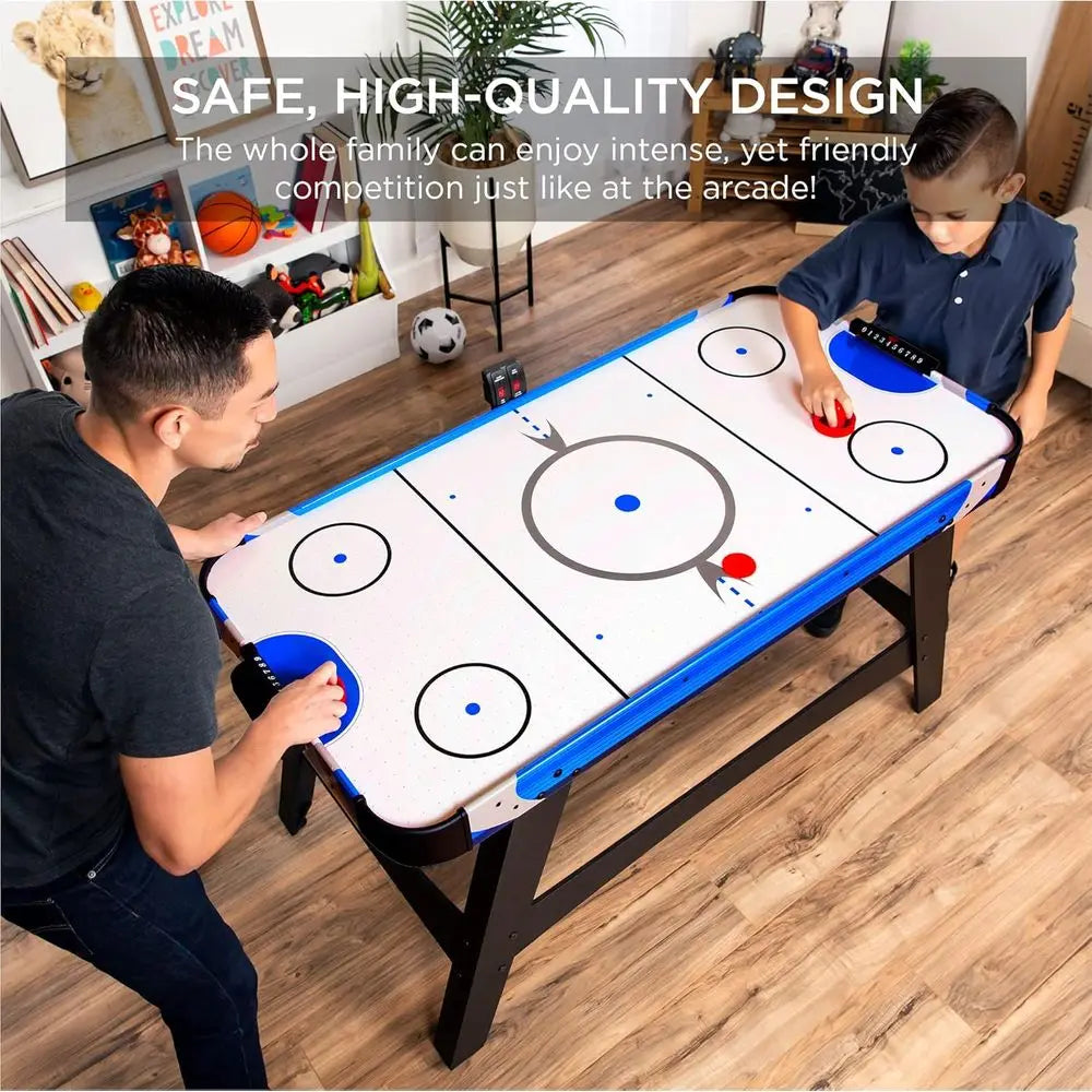 Arcade Air Hockey Table With LED Scoreboard And Pucks