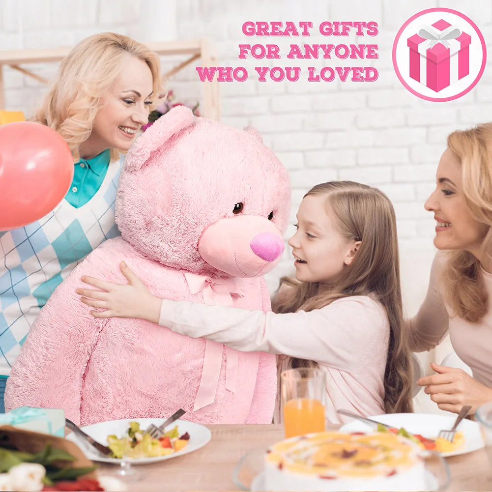 New Huggale High Quality Toy Cute Cartoon Big Teddy Bear Plush Toys Stuffed Plush Animals Bear Doll Birthday Christmas Gift