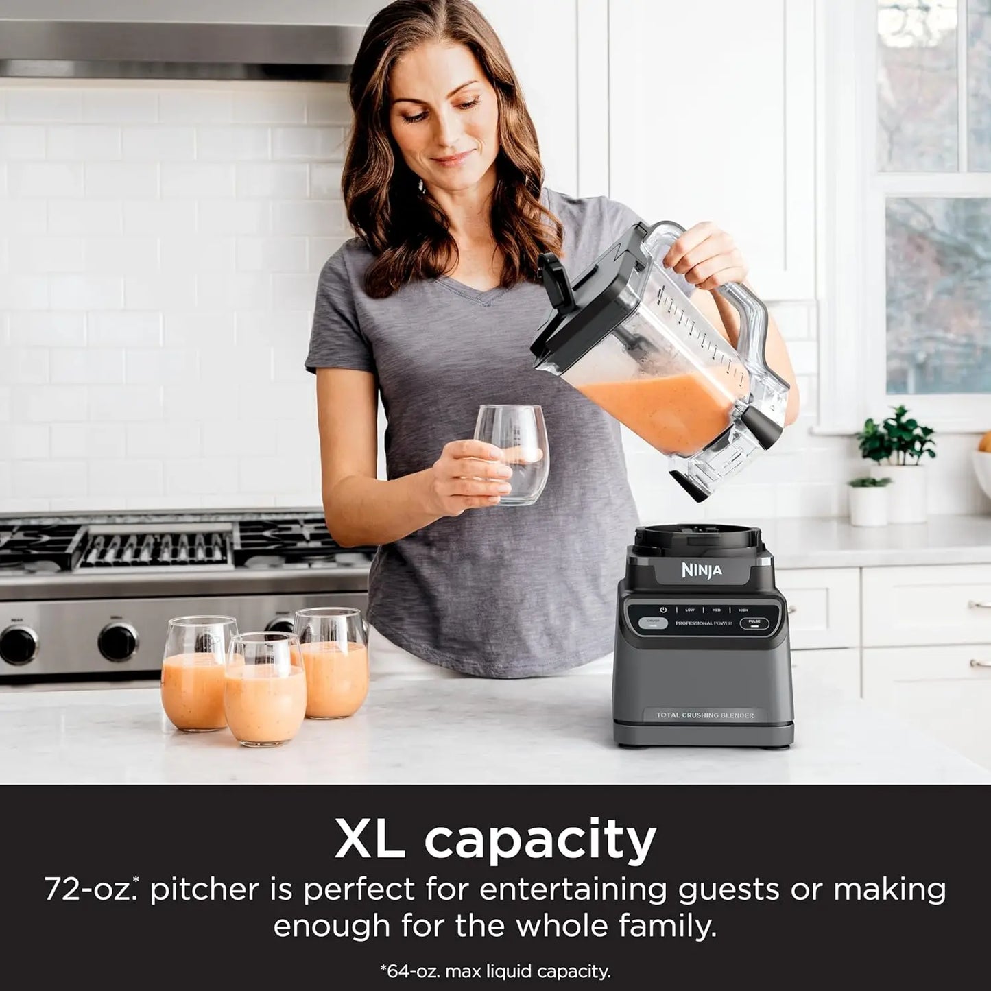 Professional 1200W Blender With AutoIQ For Smoothies And Frozen Drinks