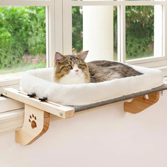 Cat Window Sill Perch Hammock With Cushion Bed Frame