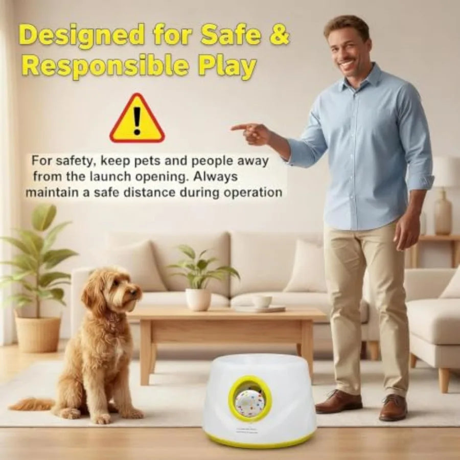 Automatic Dog Ball Launcher With Adjustable Distances