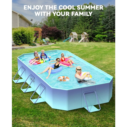Portable Non-Inflatable Family Swimming Pool for Kids and Adults