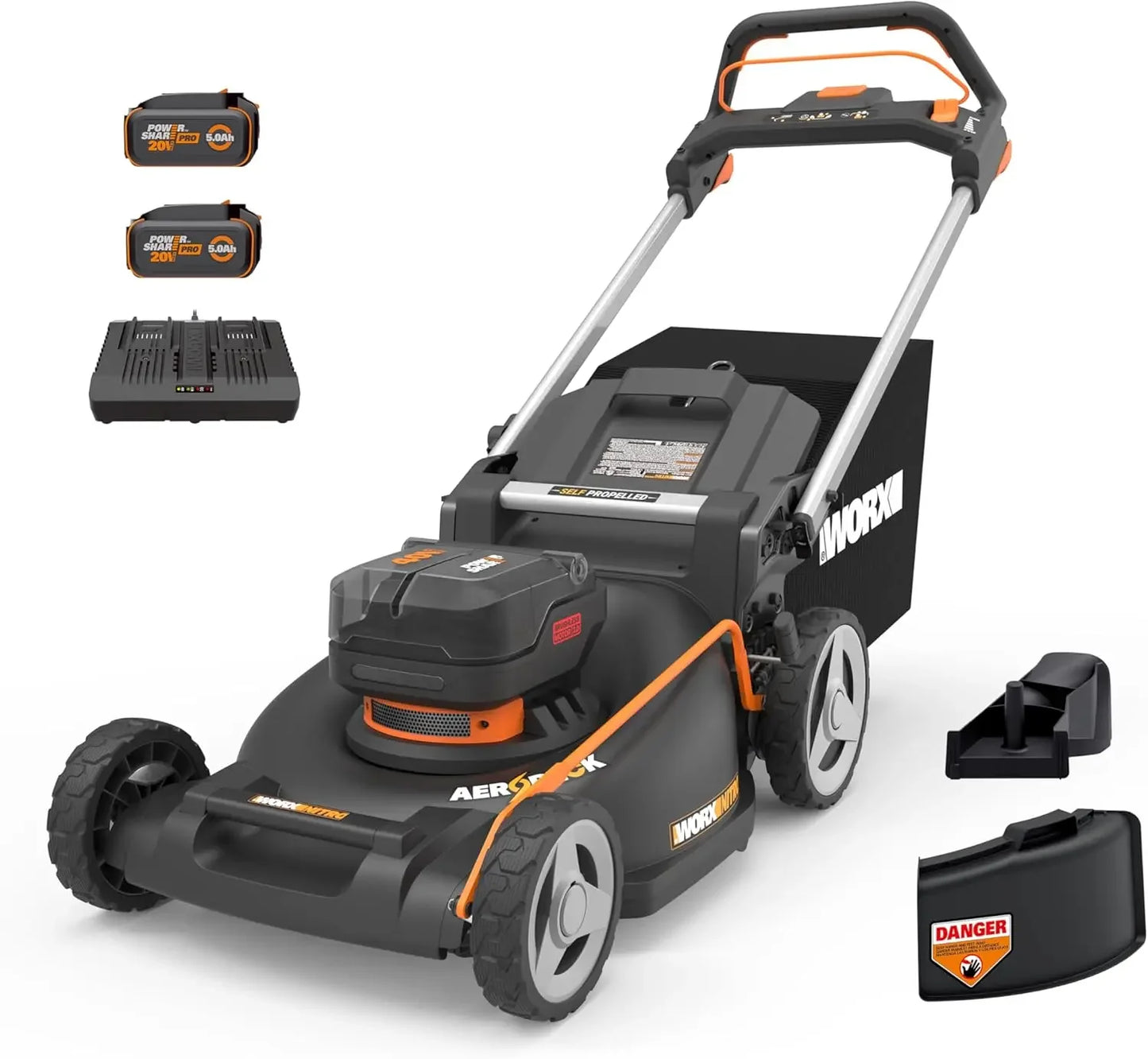 Nitro 40V Cordless Lawn Mower With Aerodeck Intellicut