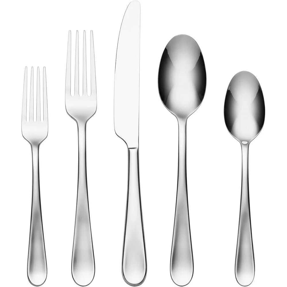 Stainless Steel Flatware Set Mirror Finish Service For Four