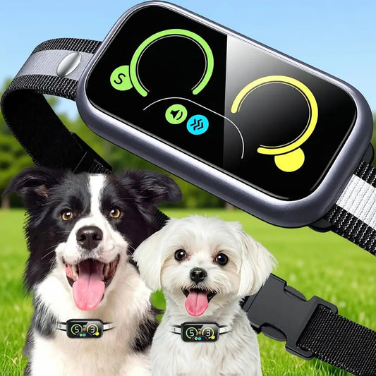 Smart Barking Collar With 4 Modes And 7 Sensitivity Levels For Dogs