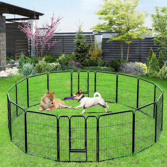 Metal Dog Playpen for Indoor and Outdoor Pet Exercise