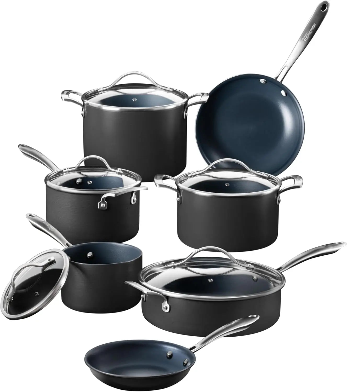 Titanium Alloy Nonstick Cookware Set For Everyday Cooking