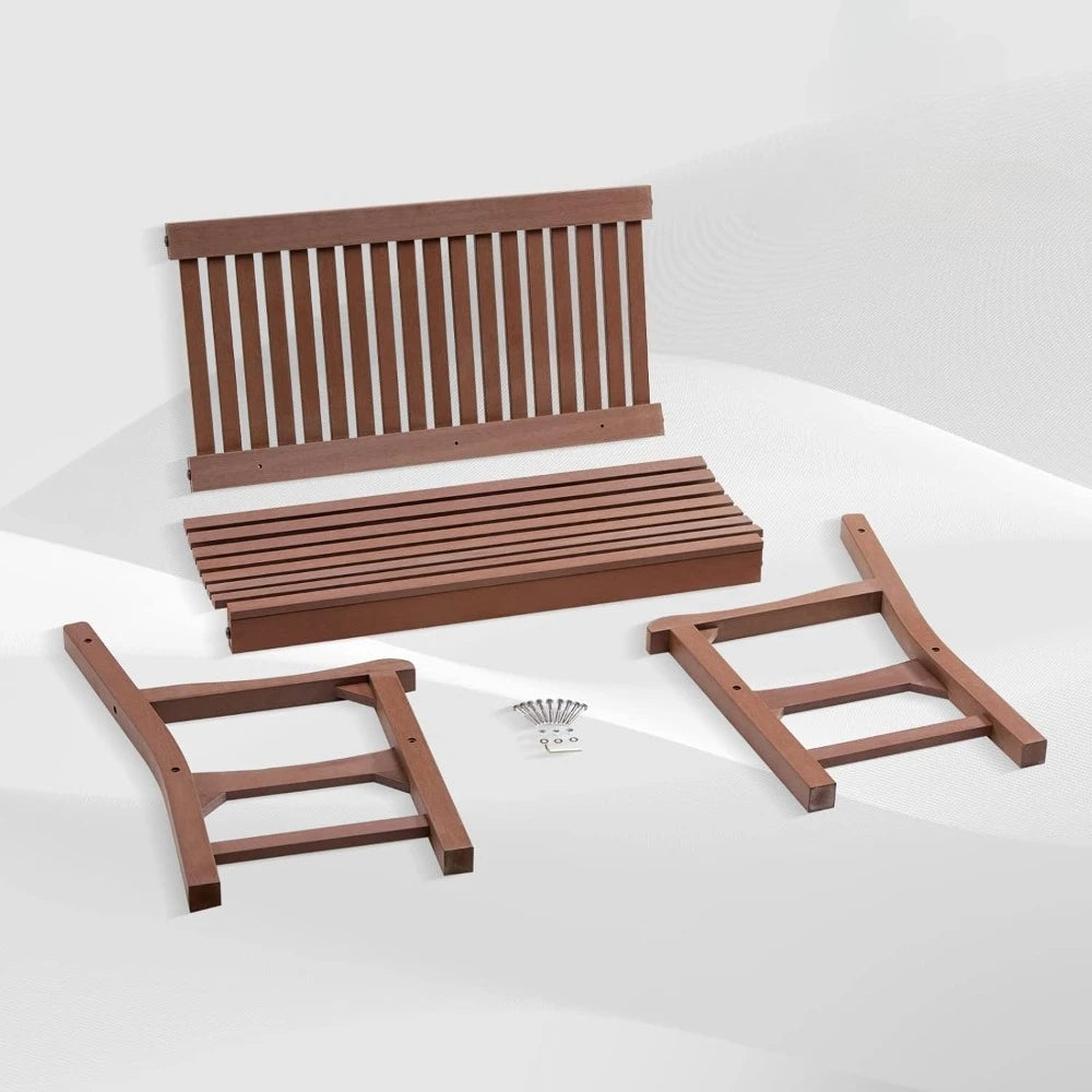 All Weather Garden Bench For Two Poly Lumber Patio Seating