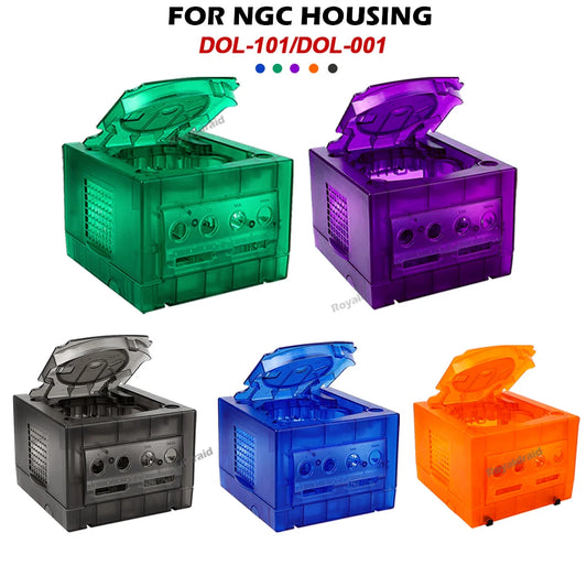 Transparent Replacement Case For Nintendo GameCube Console Housing