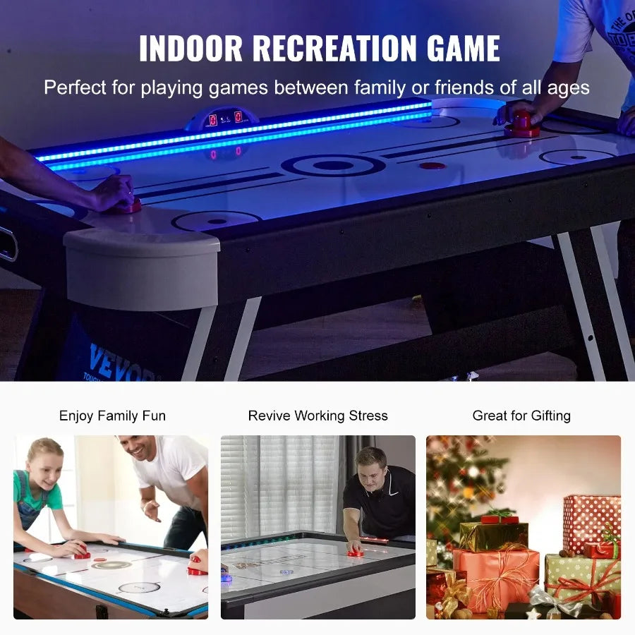 Air-Powered Hockey Table for Indoor Fun and Exciting Gameplay