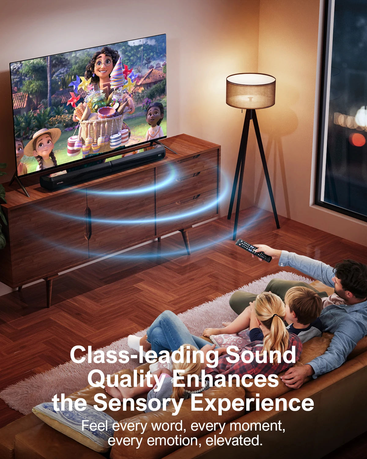 Ultimea TV Soundbar With Bluetooth 5.3 And Bass Boost
