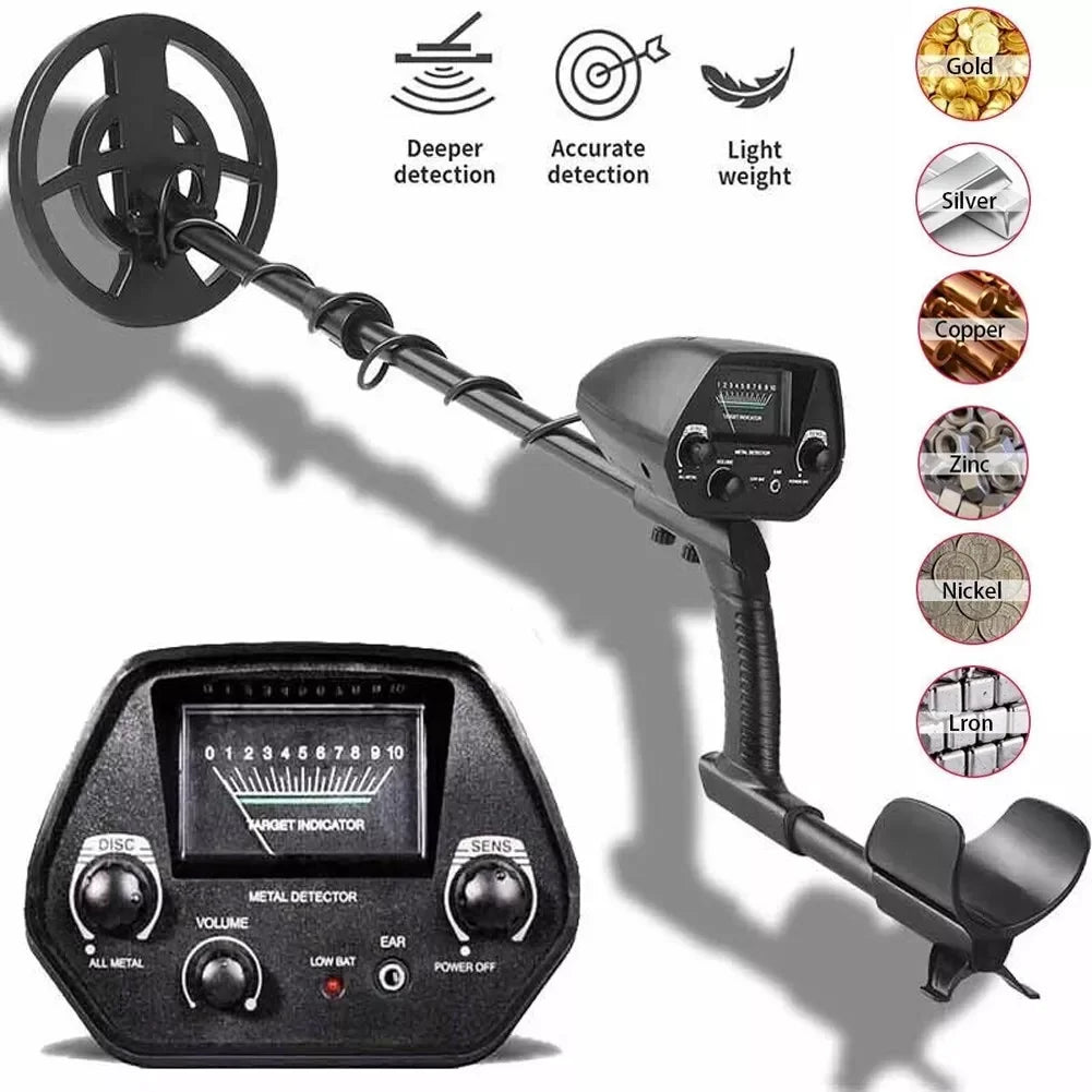 High Accuracy Waterproof Metal Detector for Treasure Hunting