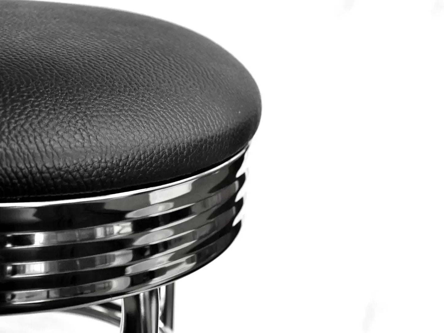 XMSJ Heavy Duty Swivel Bar Stool Leather Seat 2 Pack