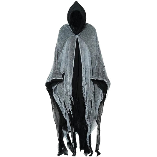 Halloween Ghost Cape Costume for Gothic Horror Cosplay