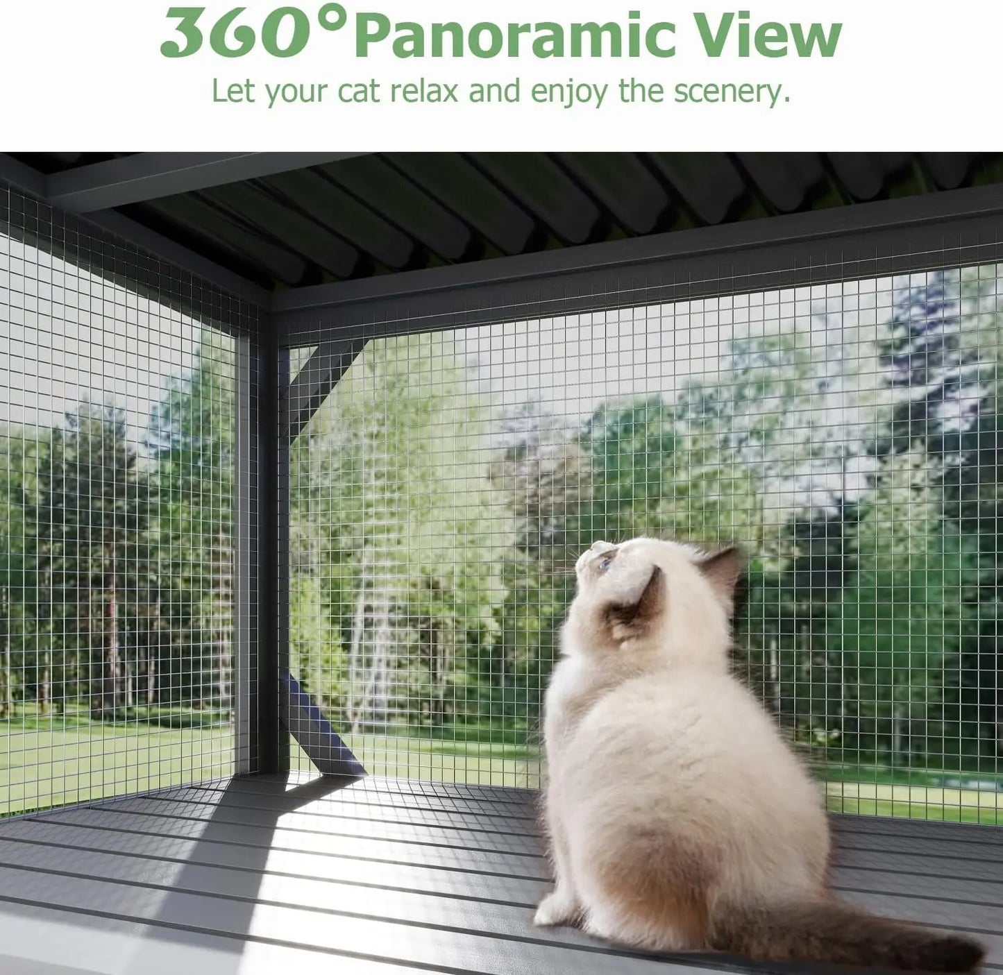 Catio Window Perch Hammock for Outdoor Cat Enjoyment