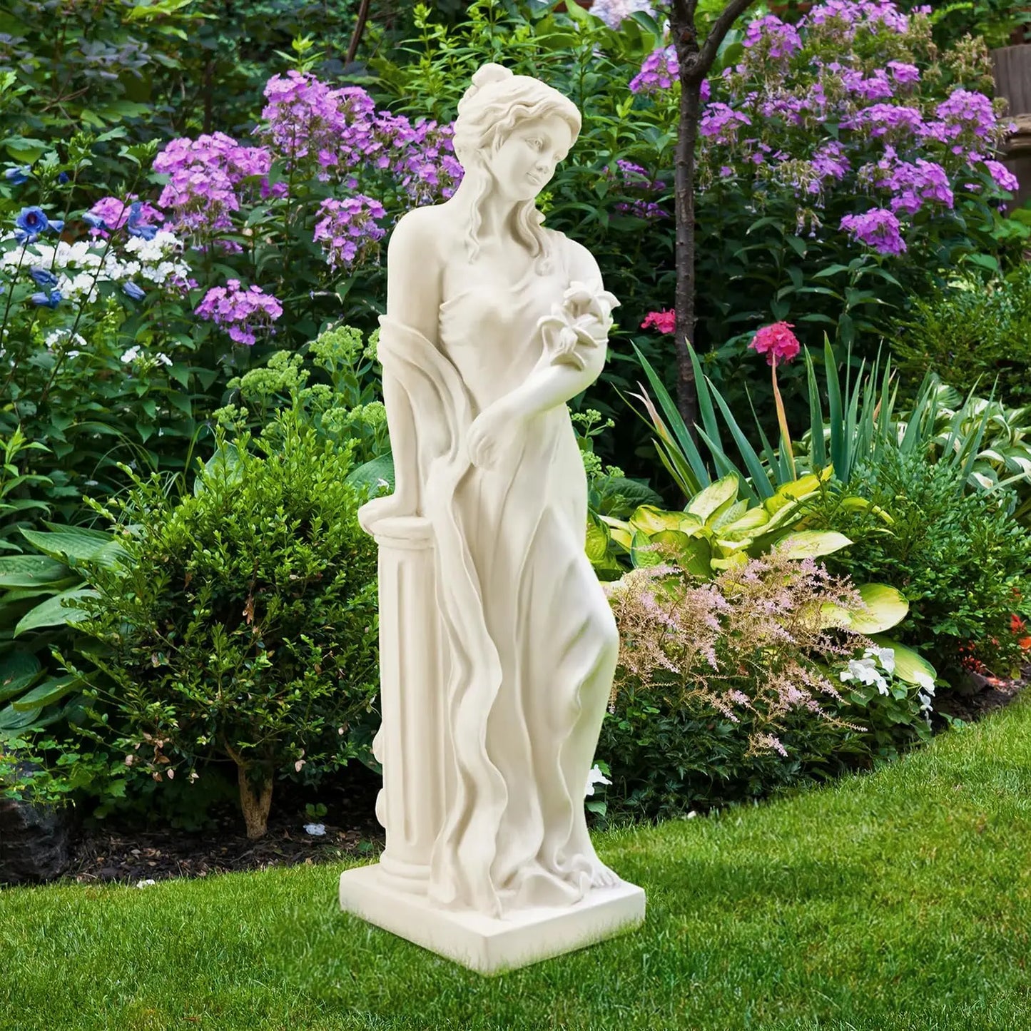 Nymph Garden Statue Goddess Of Spring Roman Style Outdoor Sculpture