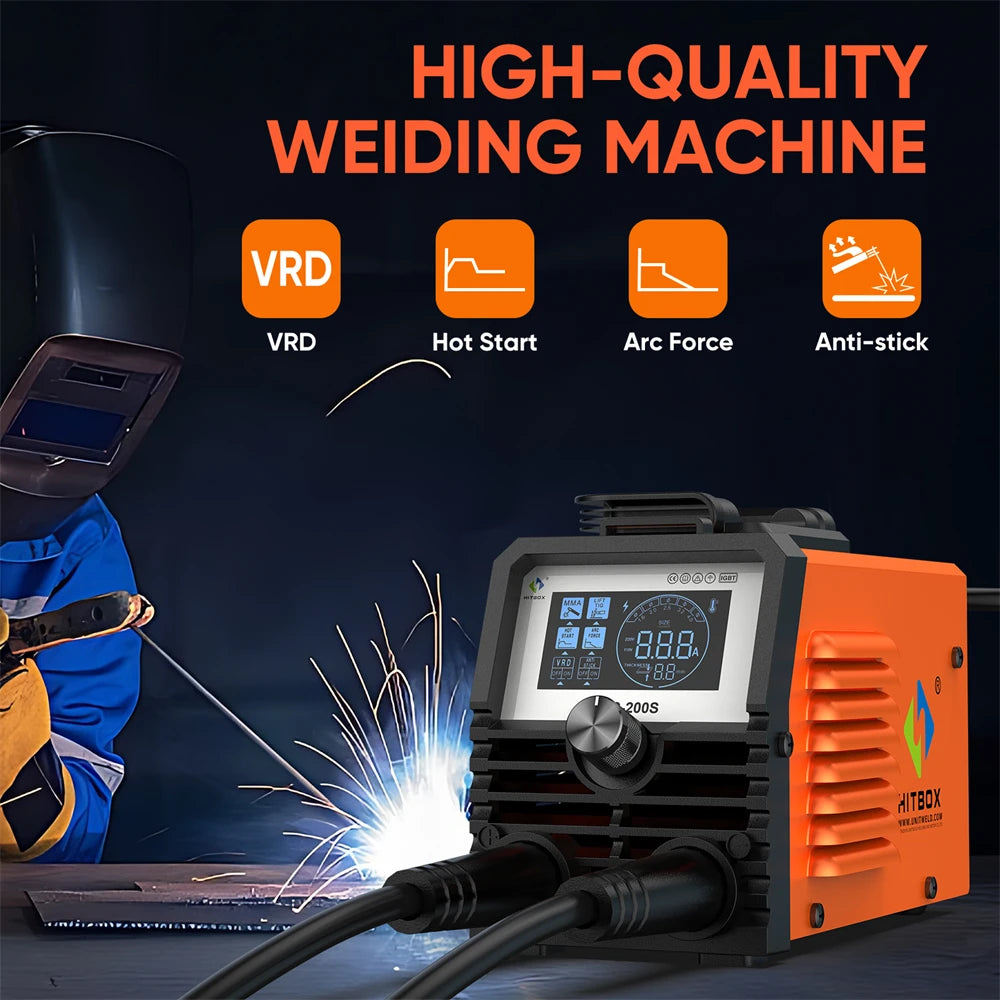Hitbox ARC200S Two In One ARC MMA TIG Welder Inverter