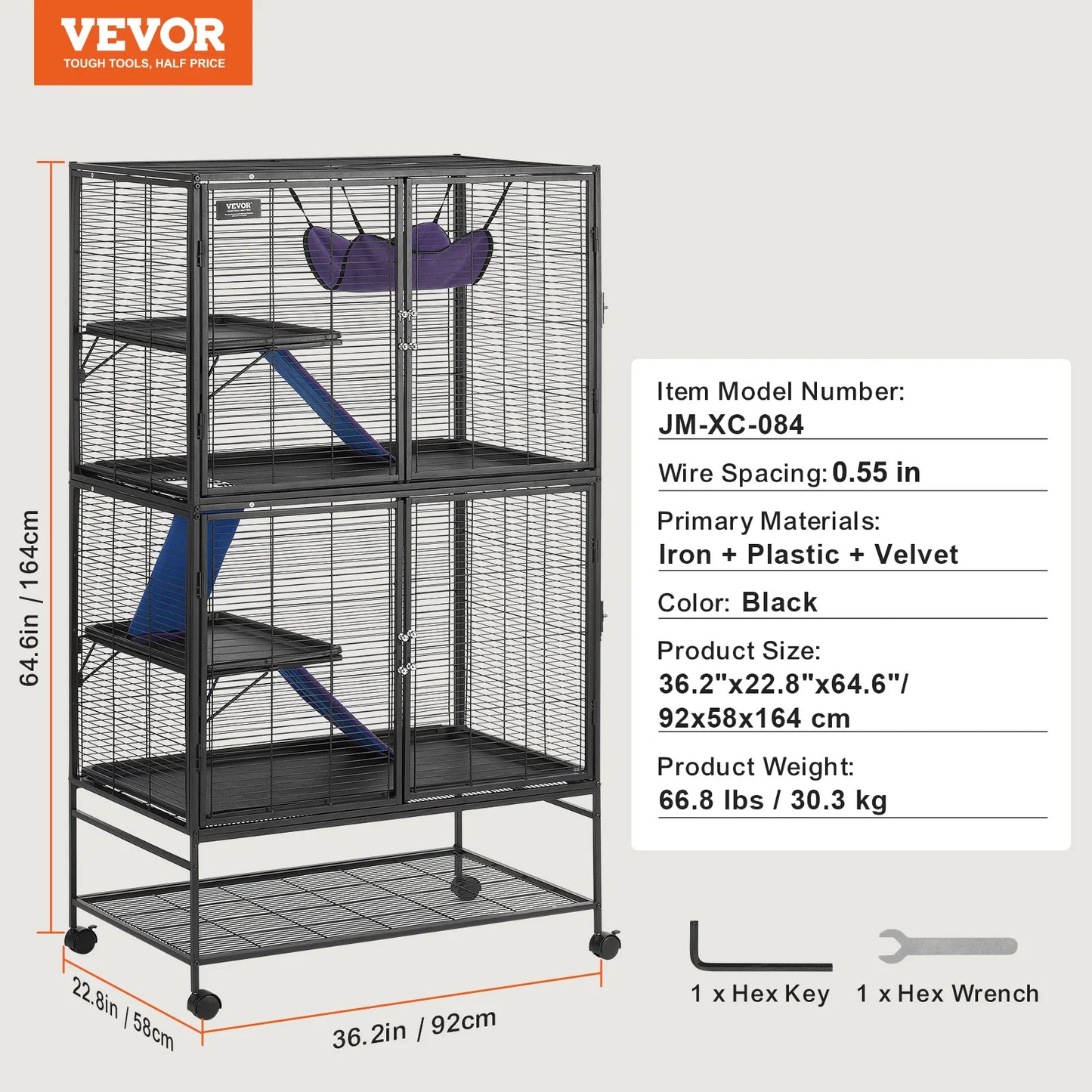 Metal Ferret Cage For Small Pets Critter Nation Habitat