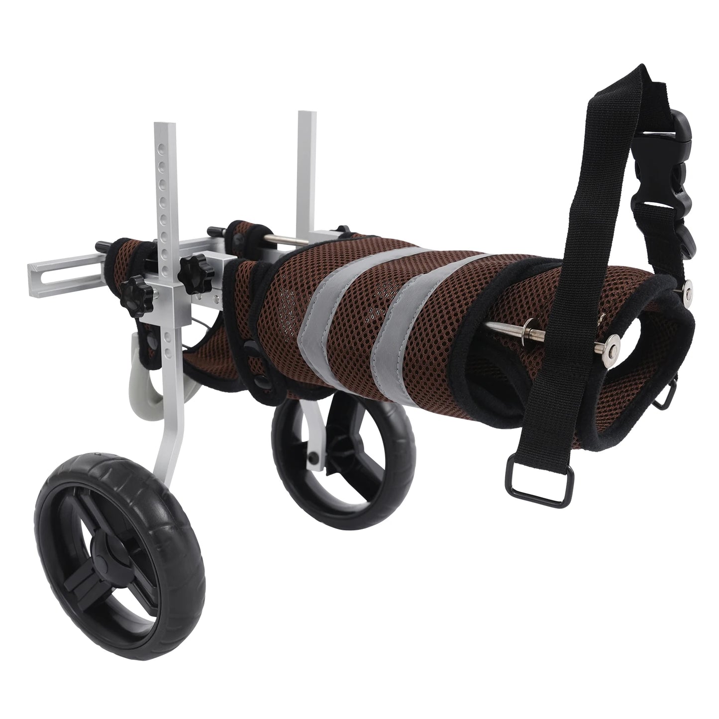Adjustable Pet Wheelchair For Back Legs Aluminum Frame