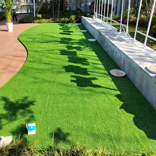 Realistic Artificial Grass Tile Mat for Outdoor Patio Decor