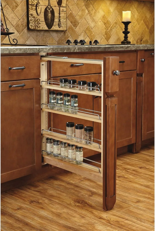 Pull Out Shelf Organizer For Kitchen Cabinets With Soft Close