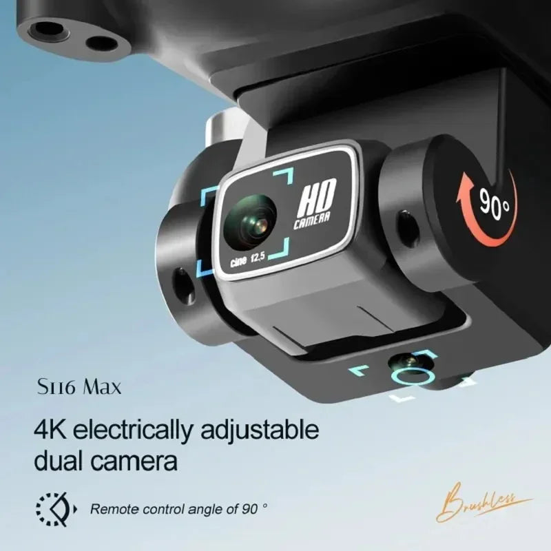S116 Max 8K Drone With Dual Cameras And Obstacle Avoidance