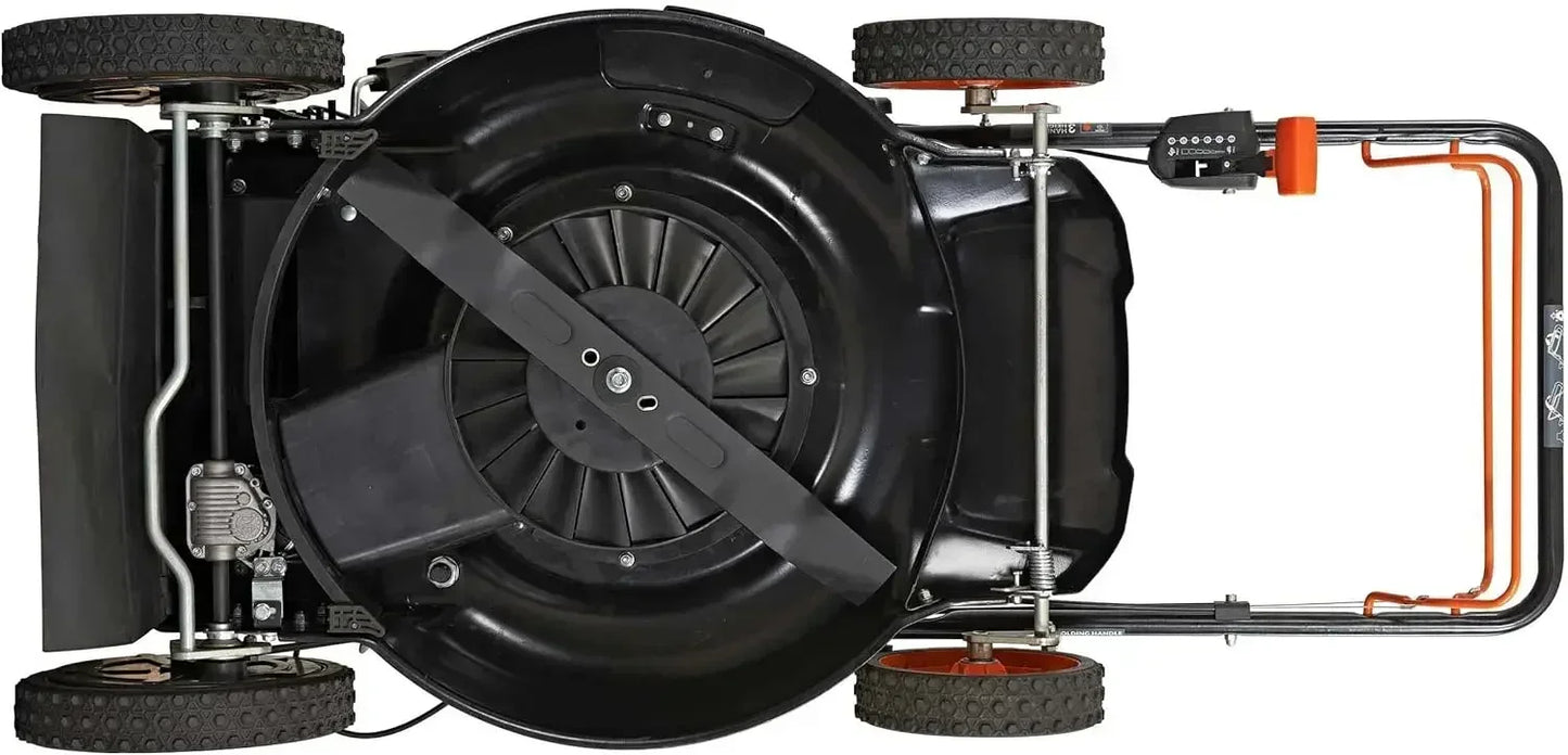 Self Propelled Gas Lawn Mower Featuring 3 In 1 Mulching
