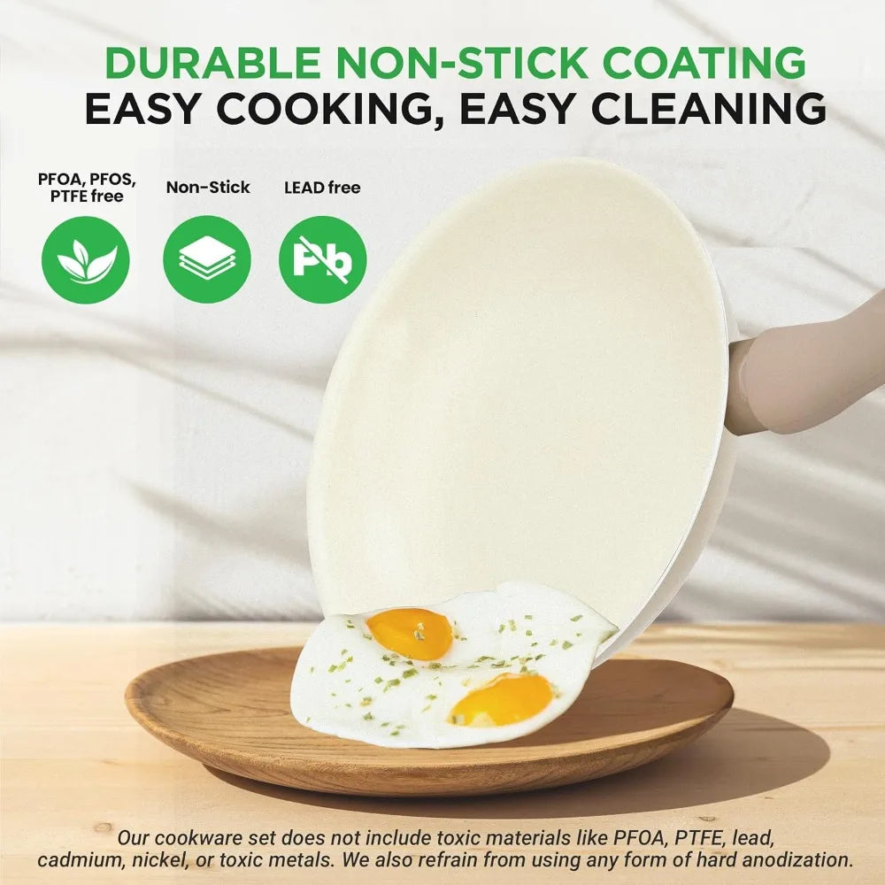 Professional High Quality Non Stick Cookware Bakeware Set Includes Tools