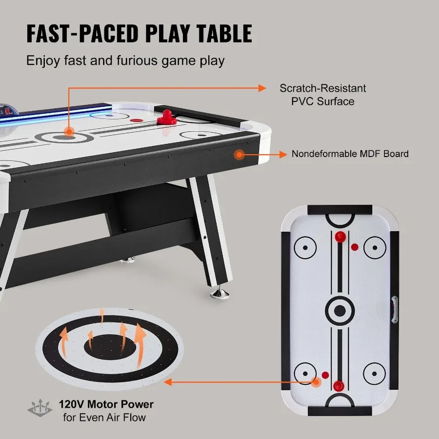 Air-Powered Hockey Table for Indoor Fun and Exciting Gameplay