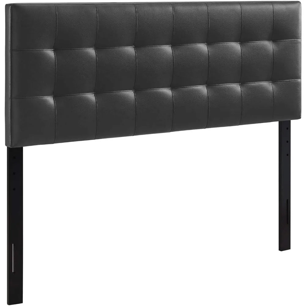Modway Lily Collection Faux Leather Tufted Headboard Wall Mount